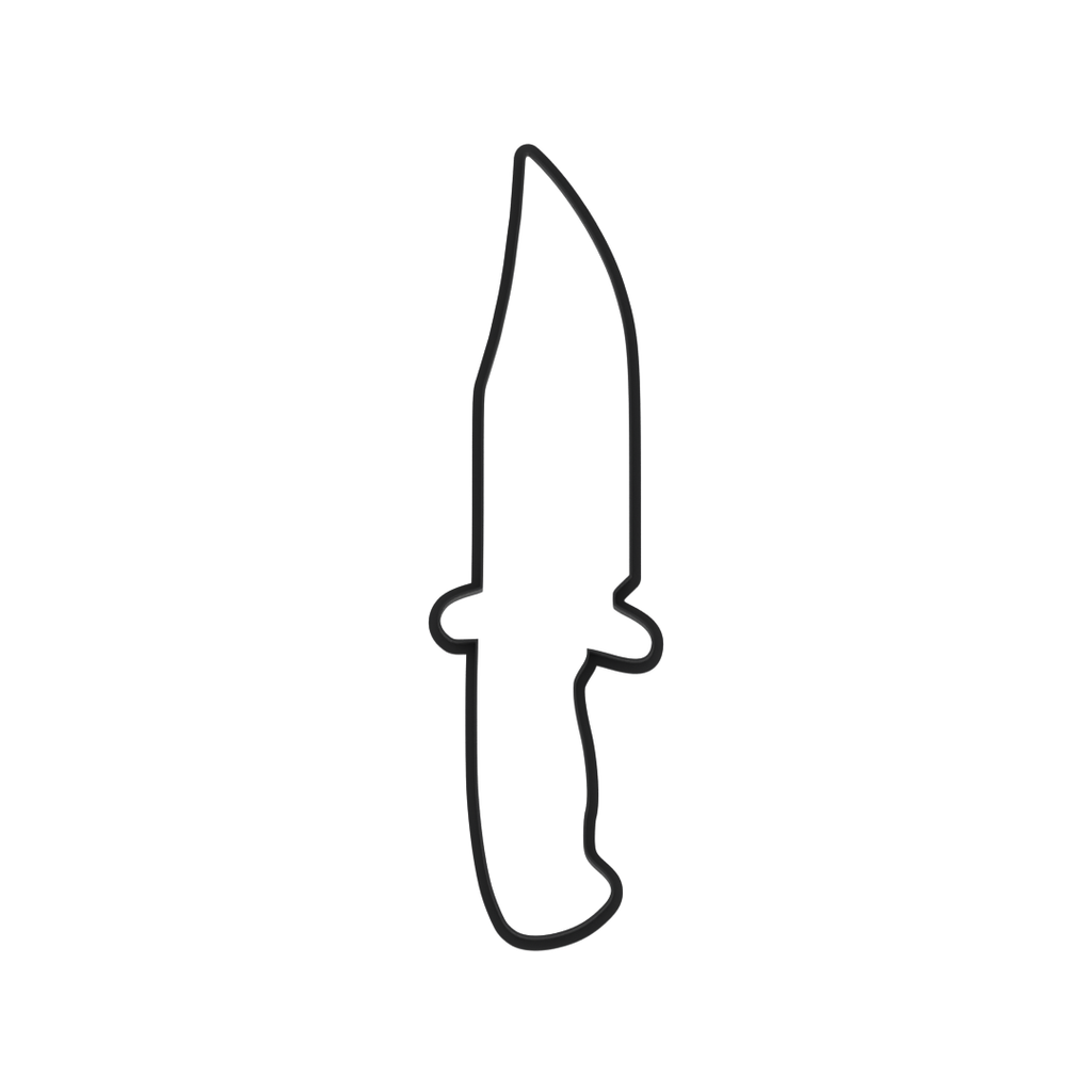 Hunting Knife Cookie Cutter with Easy Push Design — photo 6