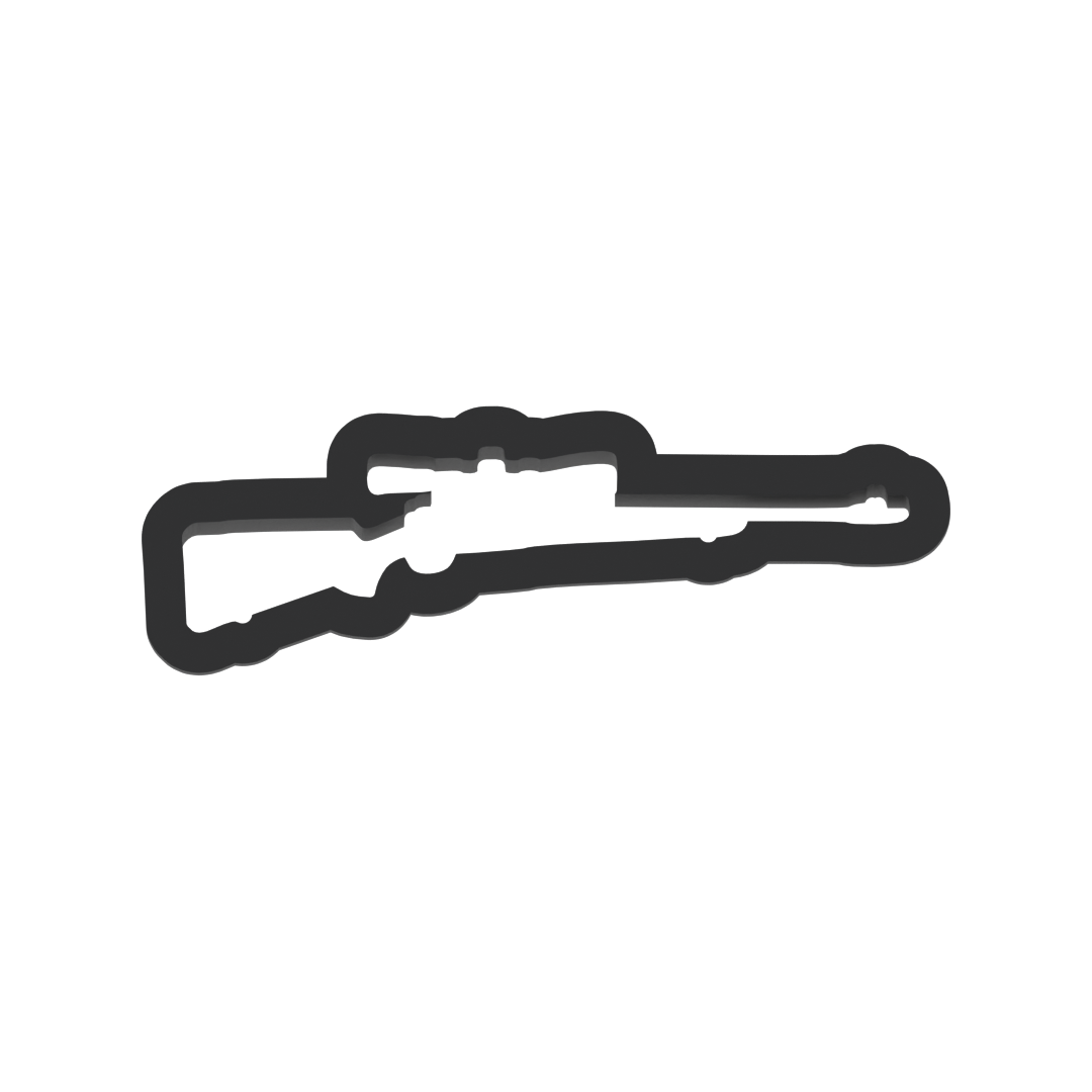Hunting Rifle Cookie Cutter with Easy Push Design — photo 3