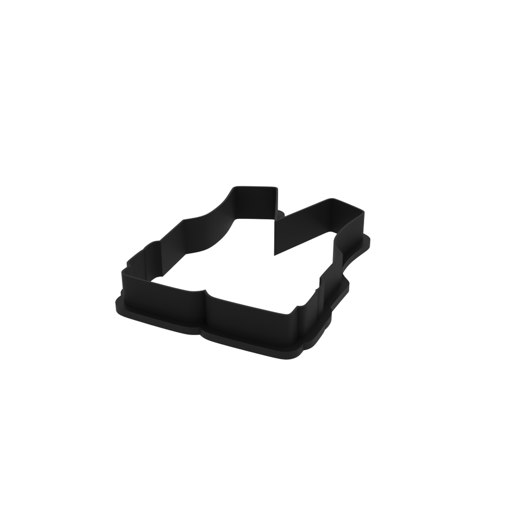 Hunting Vest Cookie Cutter with Easy Push Design — photo 4