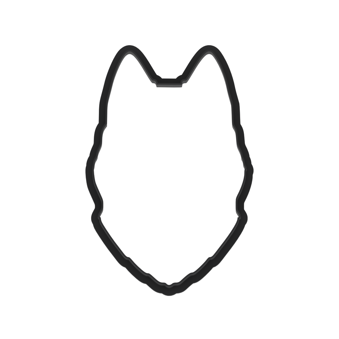 Husky Cookie Cutter with Easy Push Design — photo 5