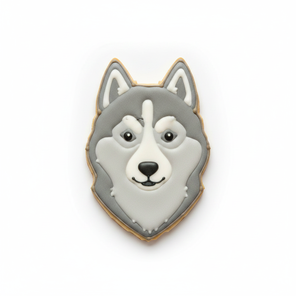 Husky Cookie Cutter with Easy Push Design — photo 2