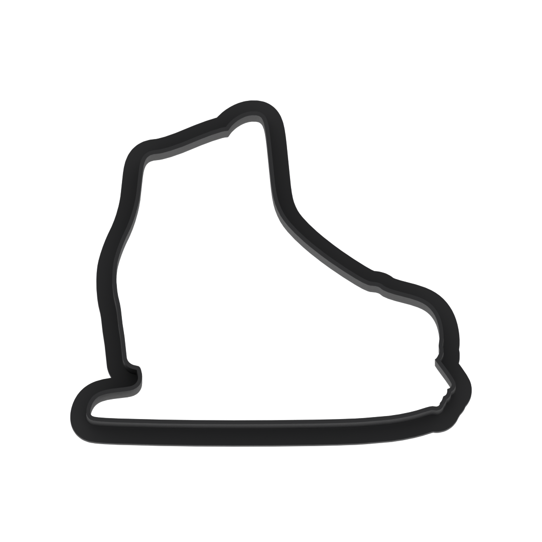 Ice Skate Cookie Cutter with Easy Push Design — photo 6