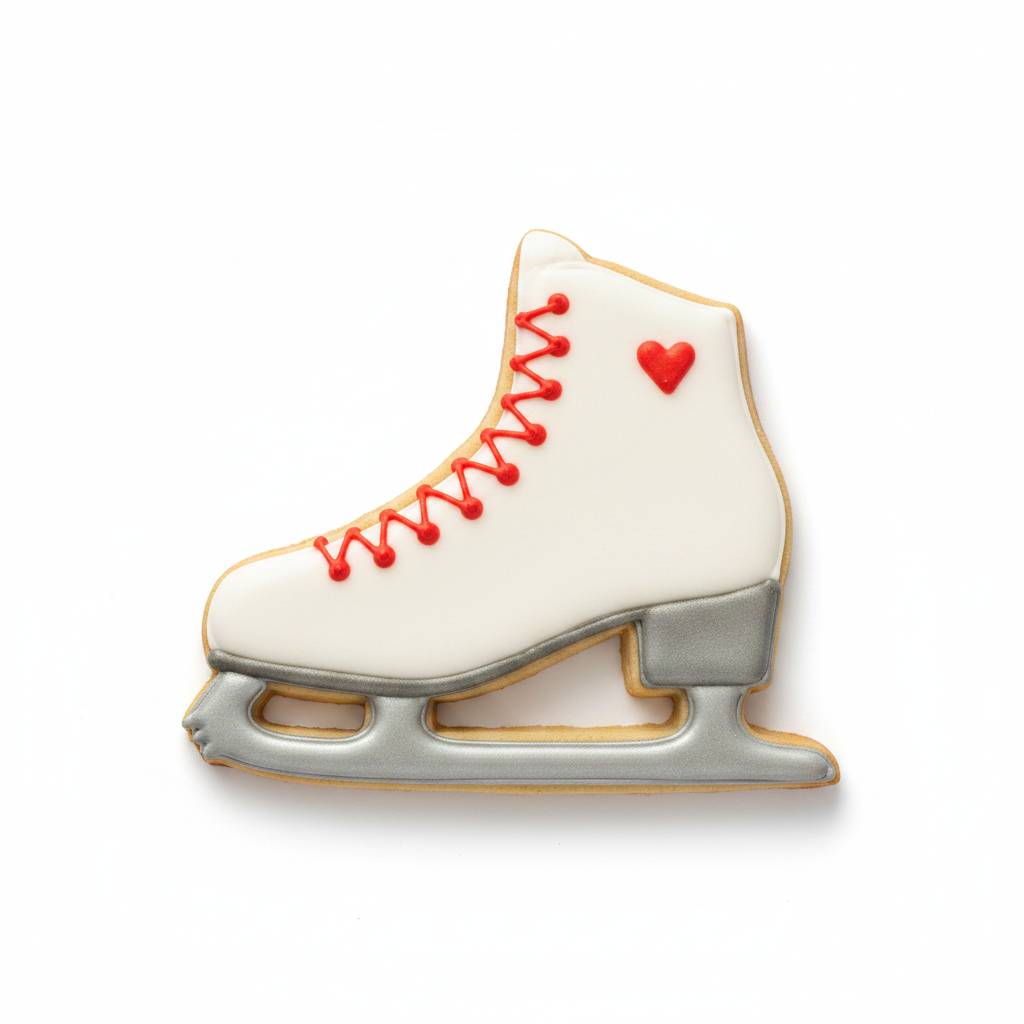 Ice Skate Cookie Cutter with Easy Push Design — photo 2