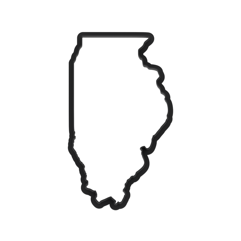 Illinois State Cookie Cutter with Easy Push Design — photo 6