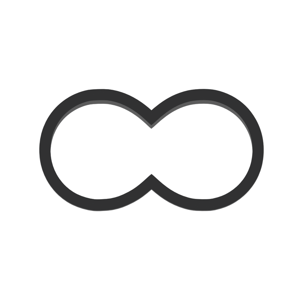 Infinity Symbol Cookie Cutter with Easy Push Design — photo 3