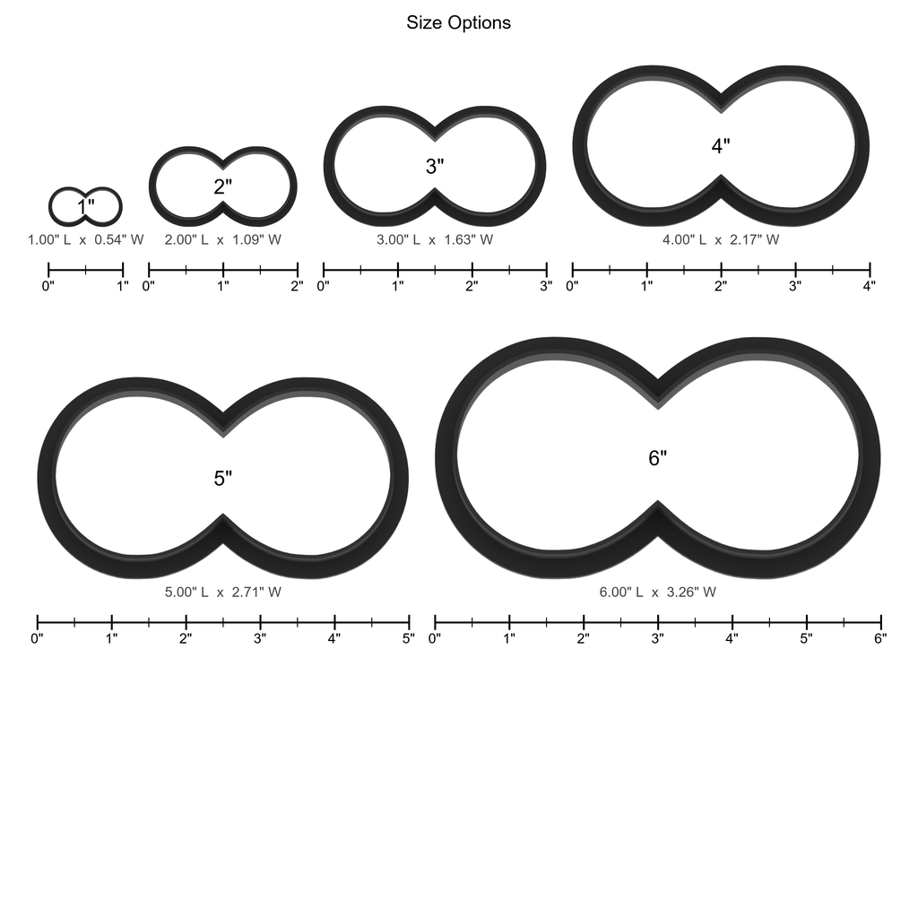Infinity Symbol Cookie Cutter with Easy Push Design — photo 5