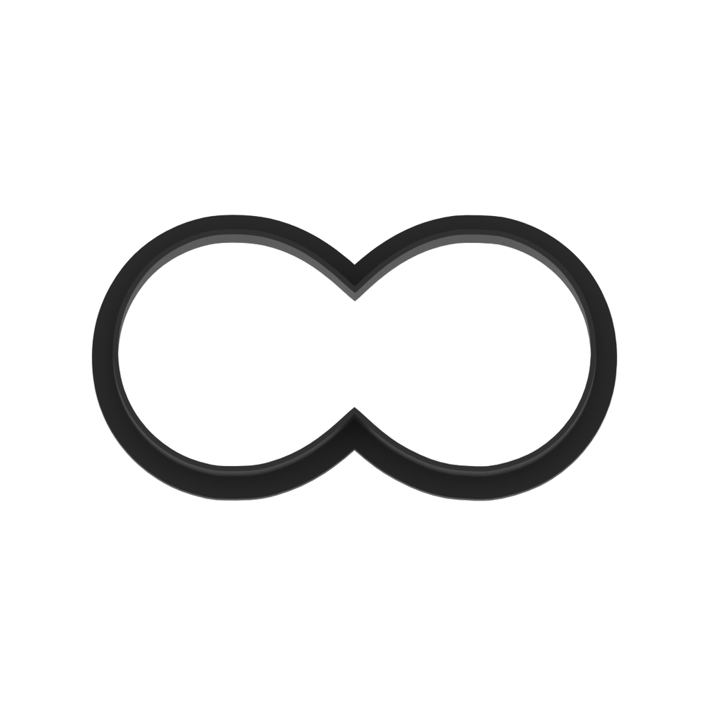 Infinity Symbol Cookie Cutter with Easy Push Design — photo 6