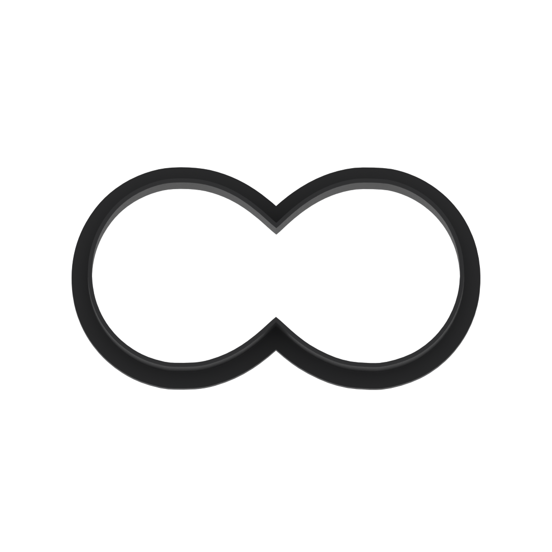 Infinity Symbol Cookie Cutter with Easy Push Design — photo 6