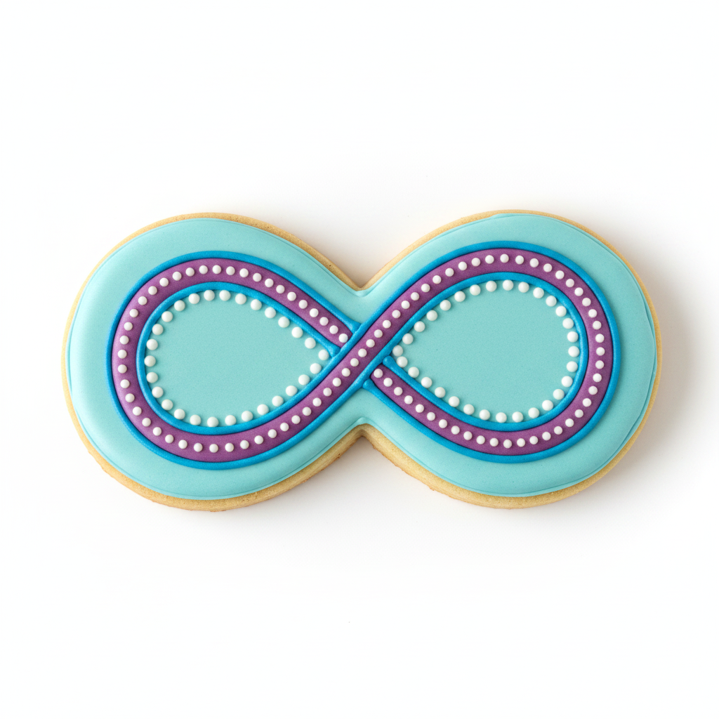 Infinity Symbol Cookie Cutter with Easy Push Design — photo 2
