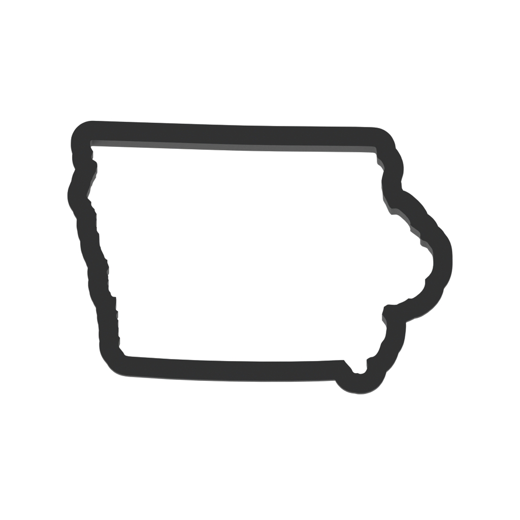 Iowa State Cookie Cutter with Easy Push Design — photo 3