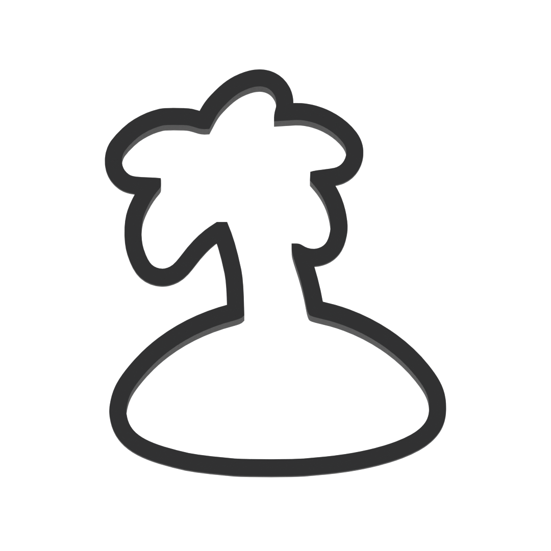 Island With Palm Tree Cookie Cutter with Easy Push Design — photo 3