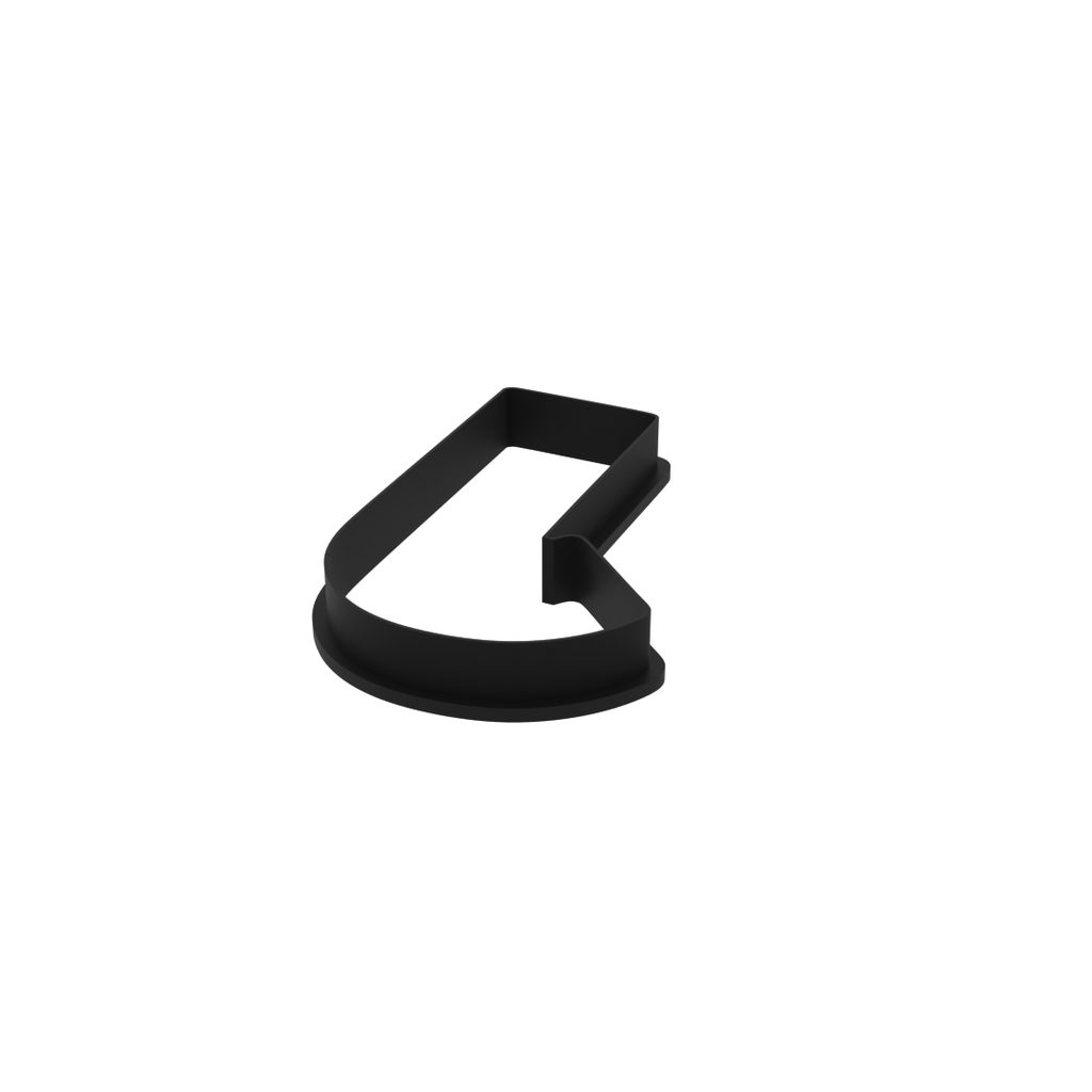 J Capital Block Letter Cookie Cutter with Easy Push Design — photo 4