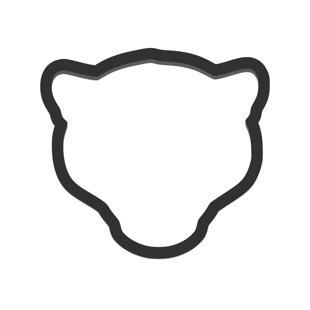 Jaguar Head Cookie Cutter with Easy Push Design — photo 3