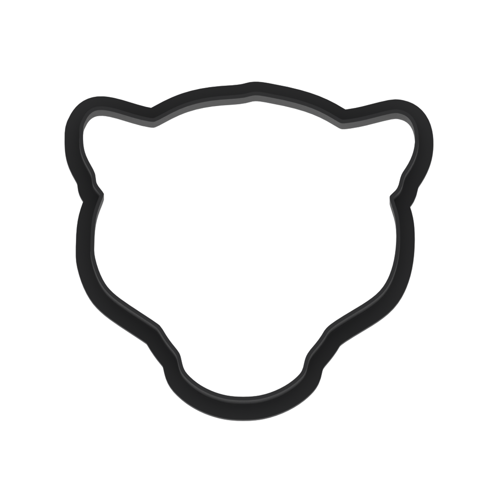 Jaguar Head Cookie Cutter with Easy Push Design — photo 6