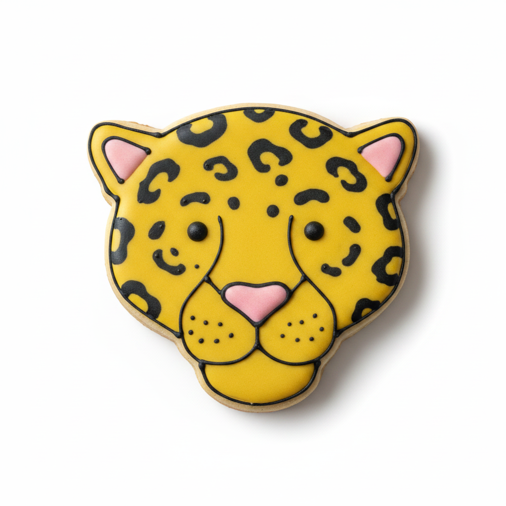 Jaguar Head Cookie Cutter with Easy Push Design — photo 2