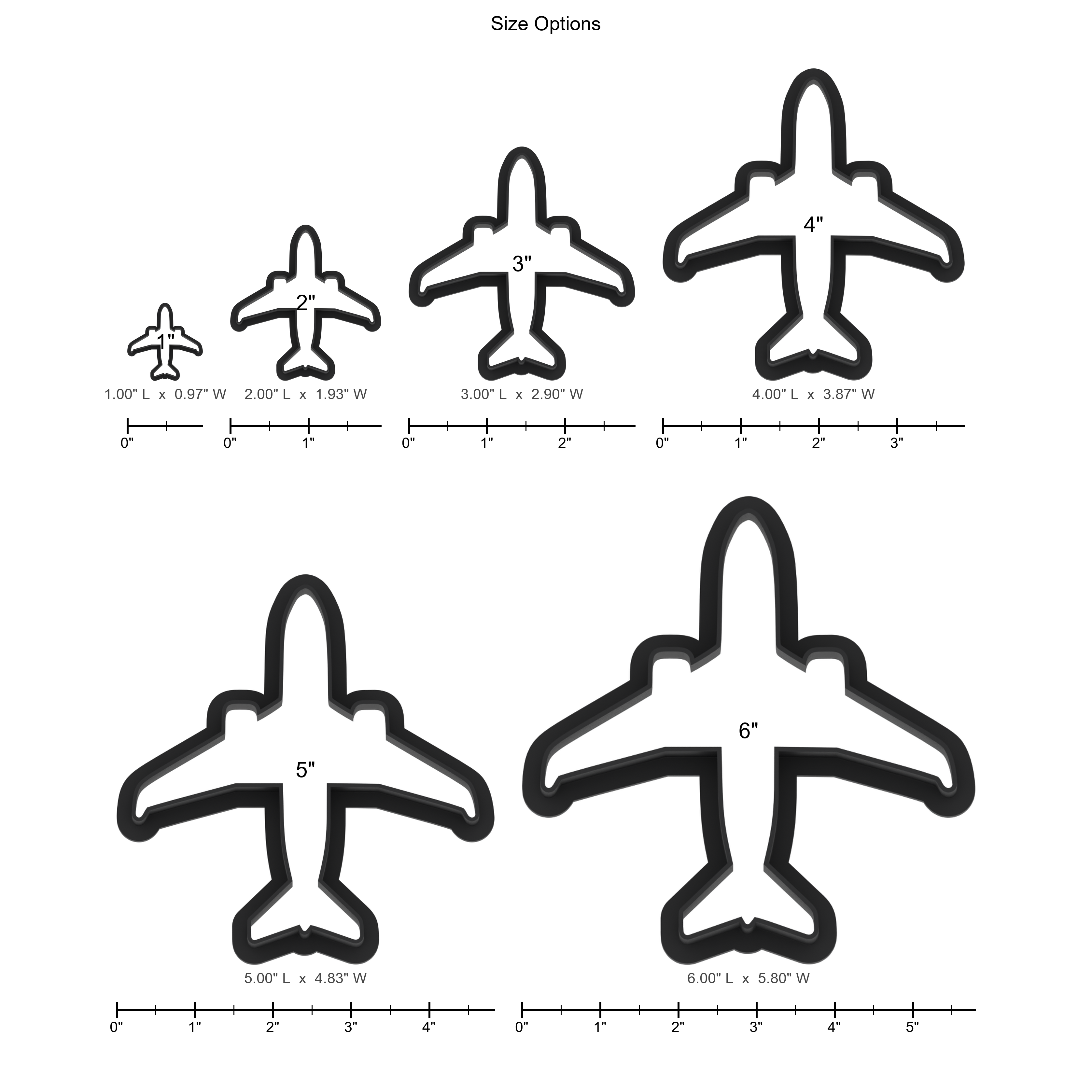Jet Airplane Cookie Cutter with Easy Push Design — photo 5