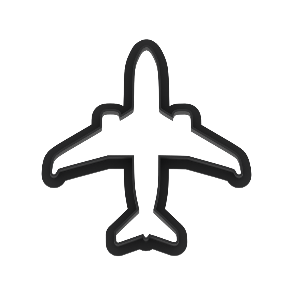 Jet Airplane Cookie Cutter with Easy Push Design — photo 6