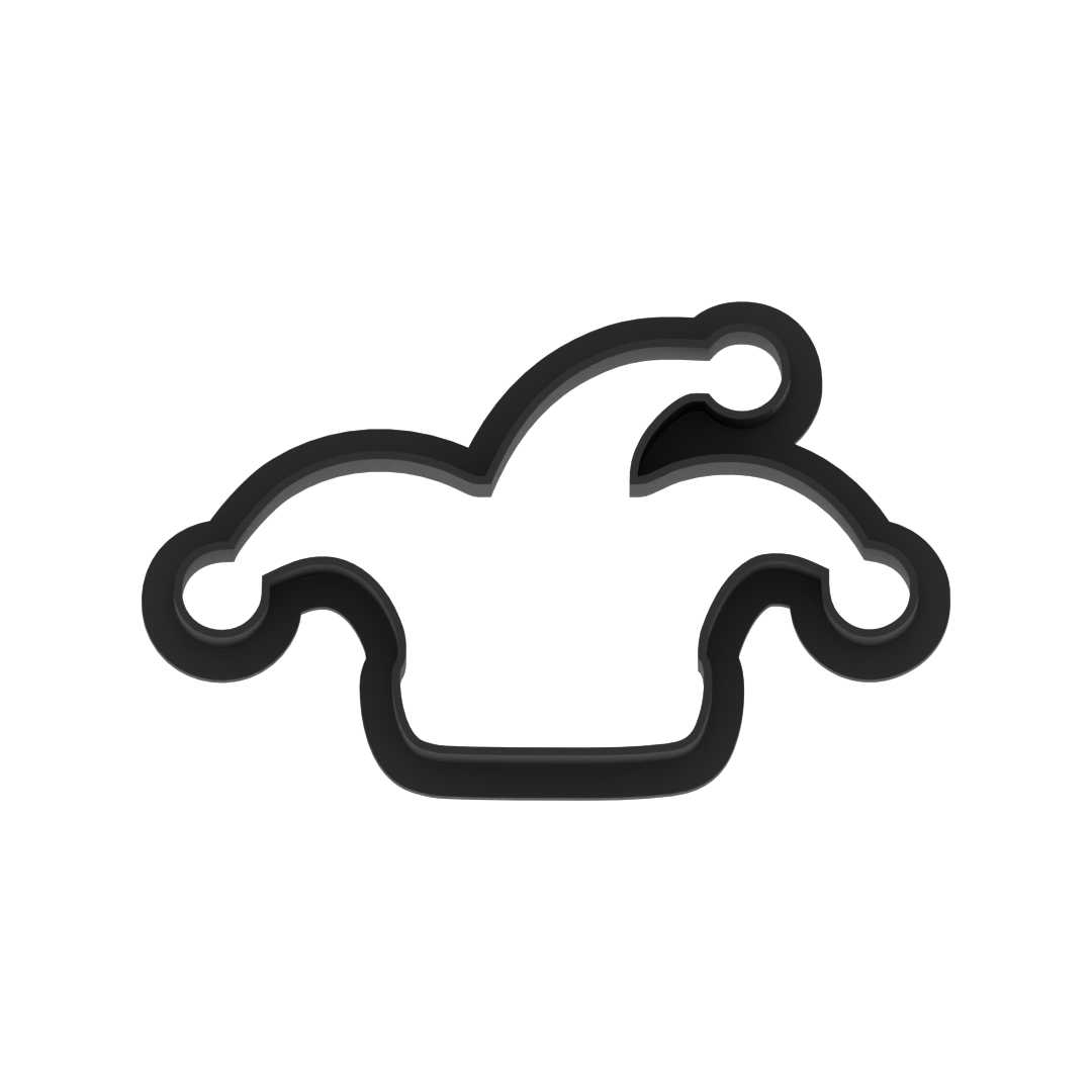 Joker Hat Cookie Cutter with Easy Push Design — photo 5