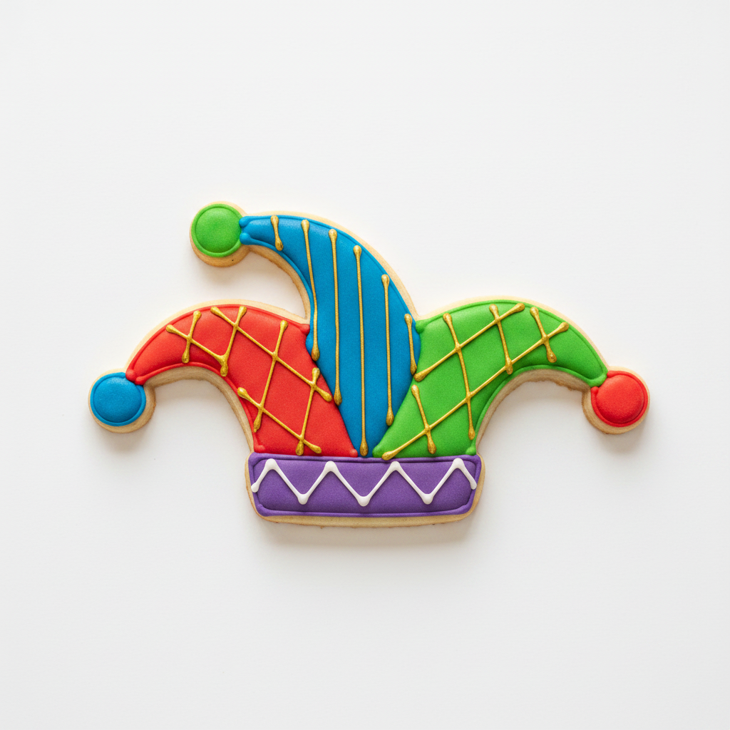 Joker Hat Cookie Cutter with Easy Push Design — photo 2