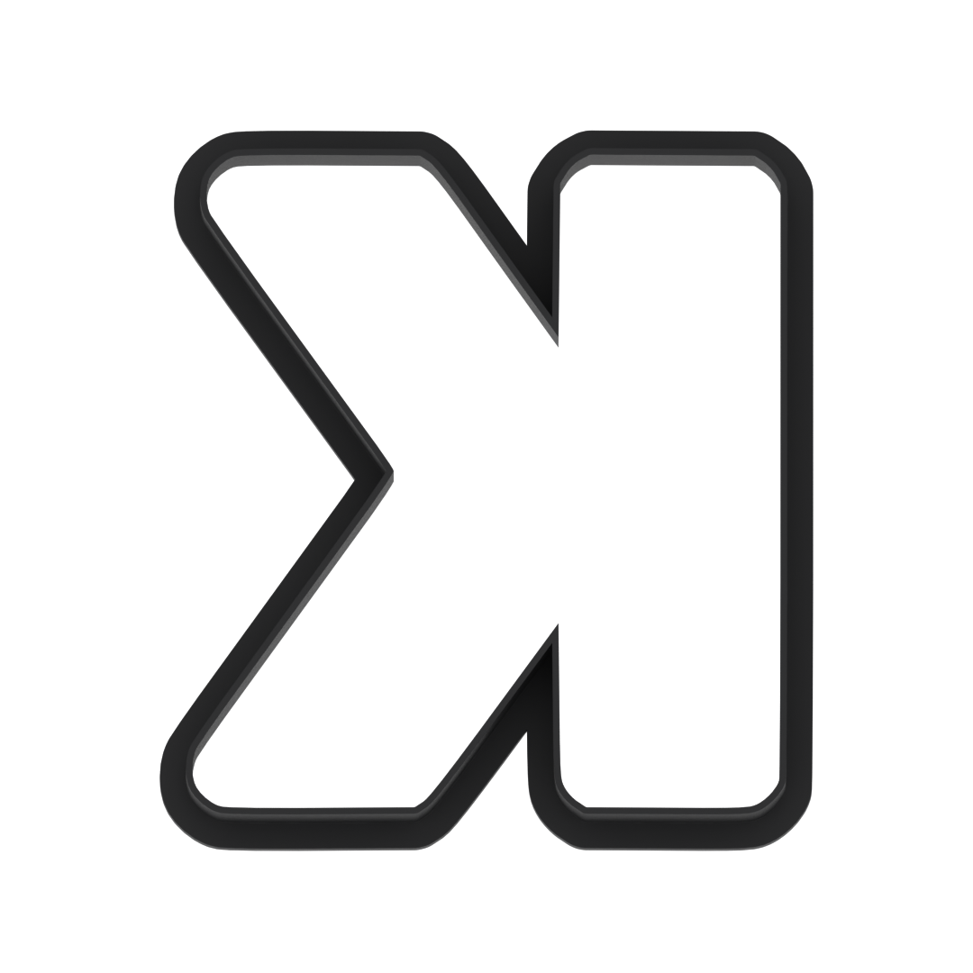 K Capital Block Letter Cookie Cutter with Easy Push Design — photo 6