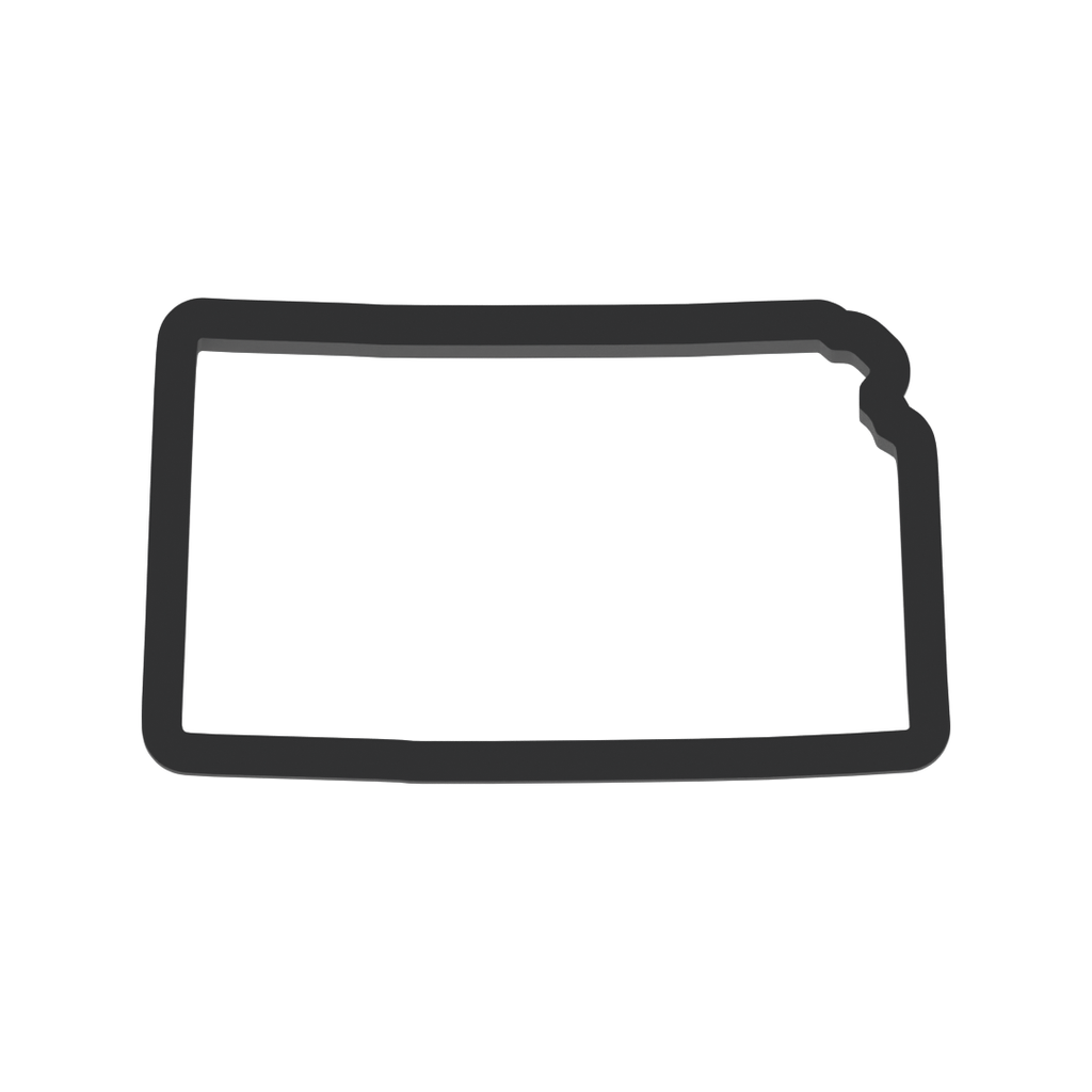 Kansas State Cookie Cutter with Easy Push Design — photo 3