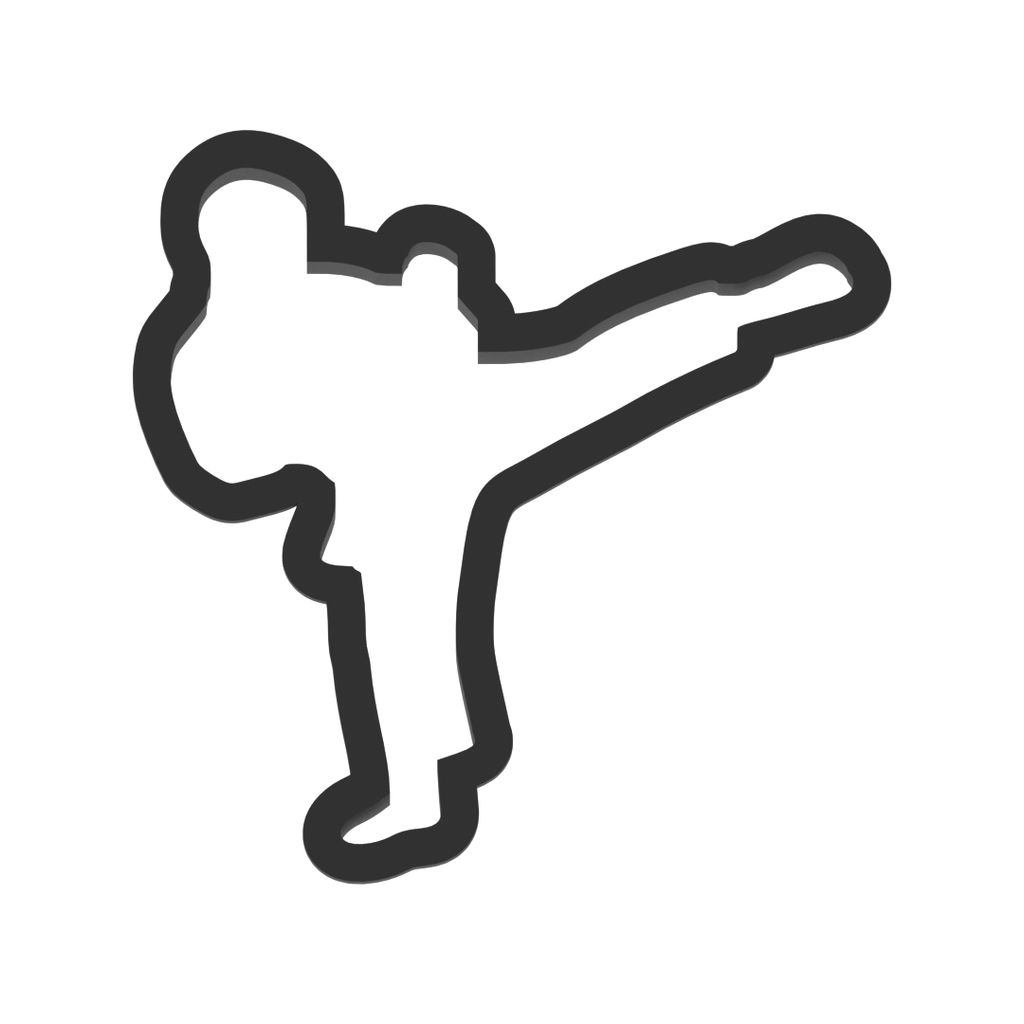 Karate Kick Cookie Cutter with Easy Push Design — photo 3