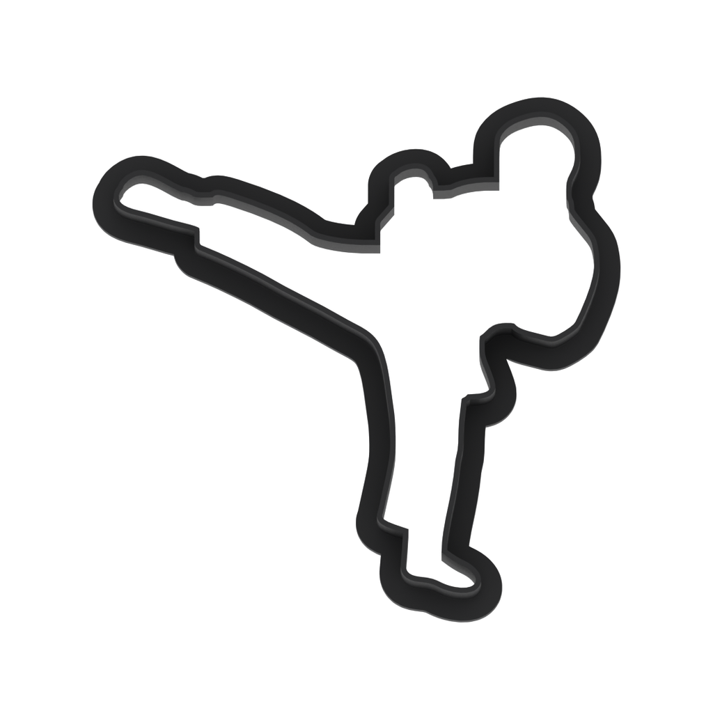 Karate Kick Cookie Cutter with Easy Push Design — photo 5