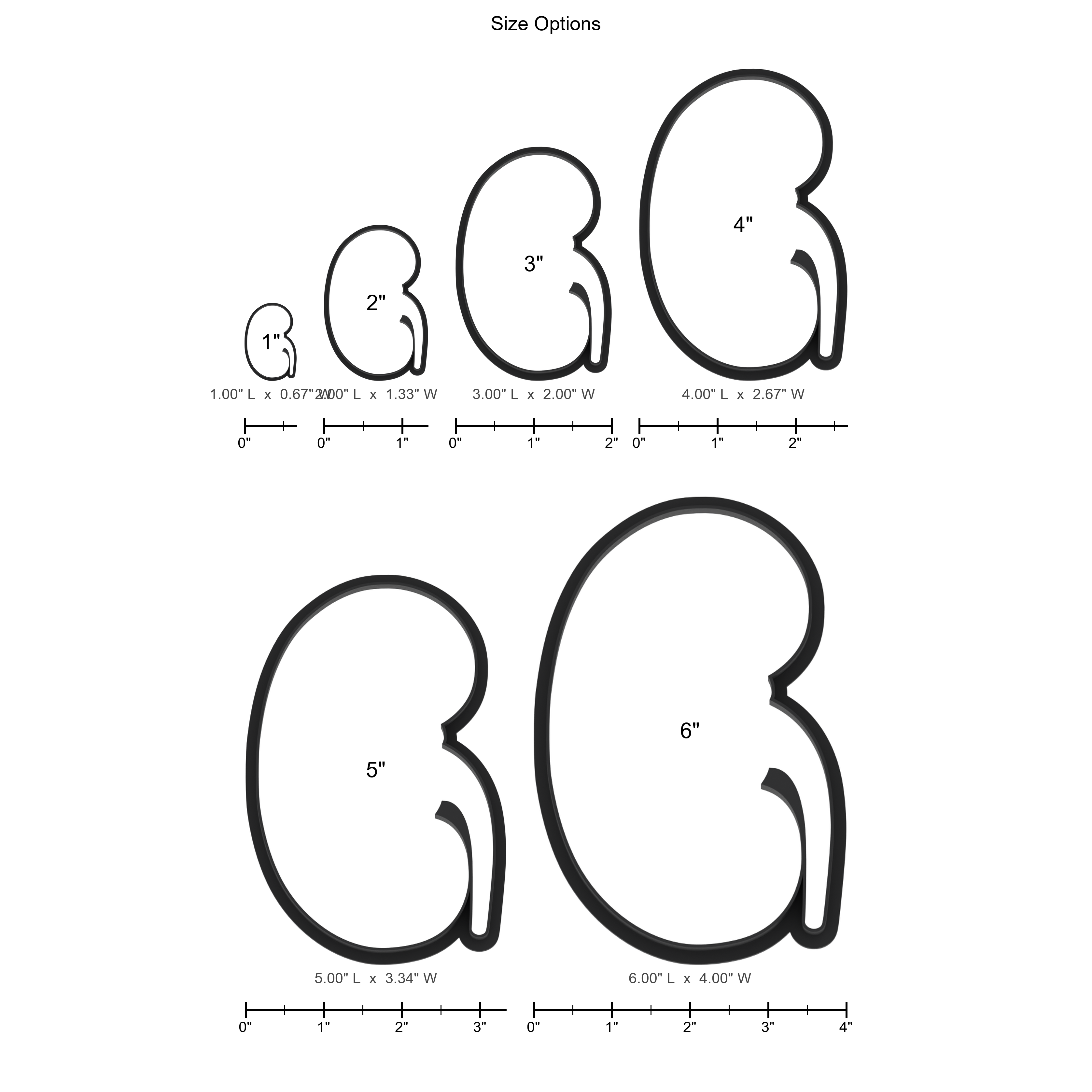 Kidney Cookie Cutter with Easy Push Design — photo 5