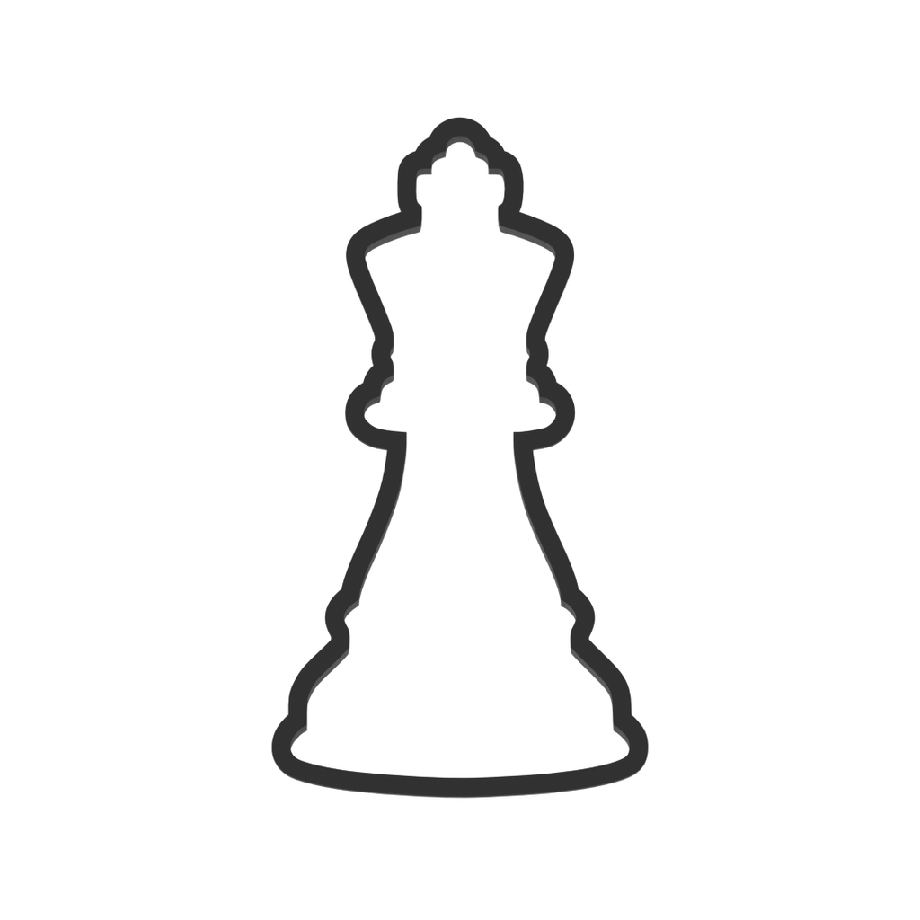 King Chess Piece Cookie Cutter with Easy Push Design — photo 3