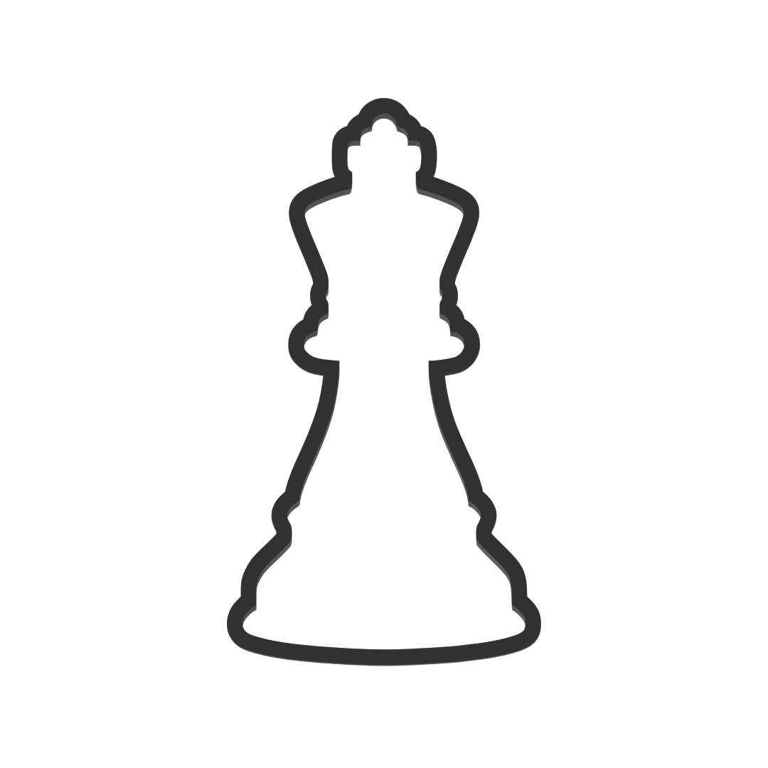 King Chess Piece Cookie Cutter with Easy Push Design — photo 3