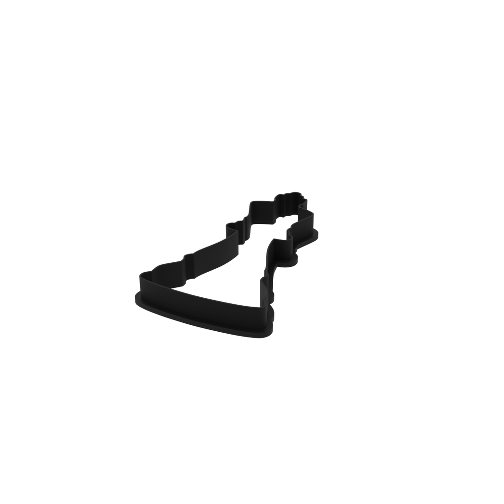 King Chess Piece Cookie Cutter with Easy Push Design — photo 4