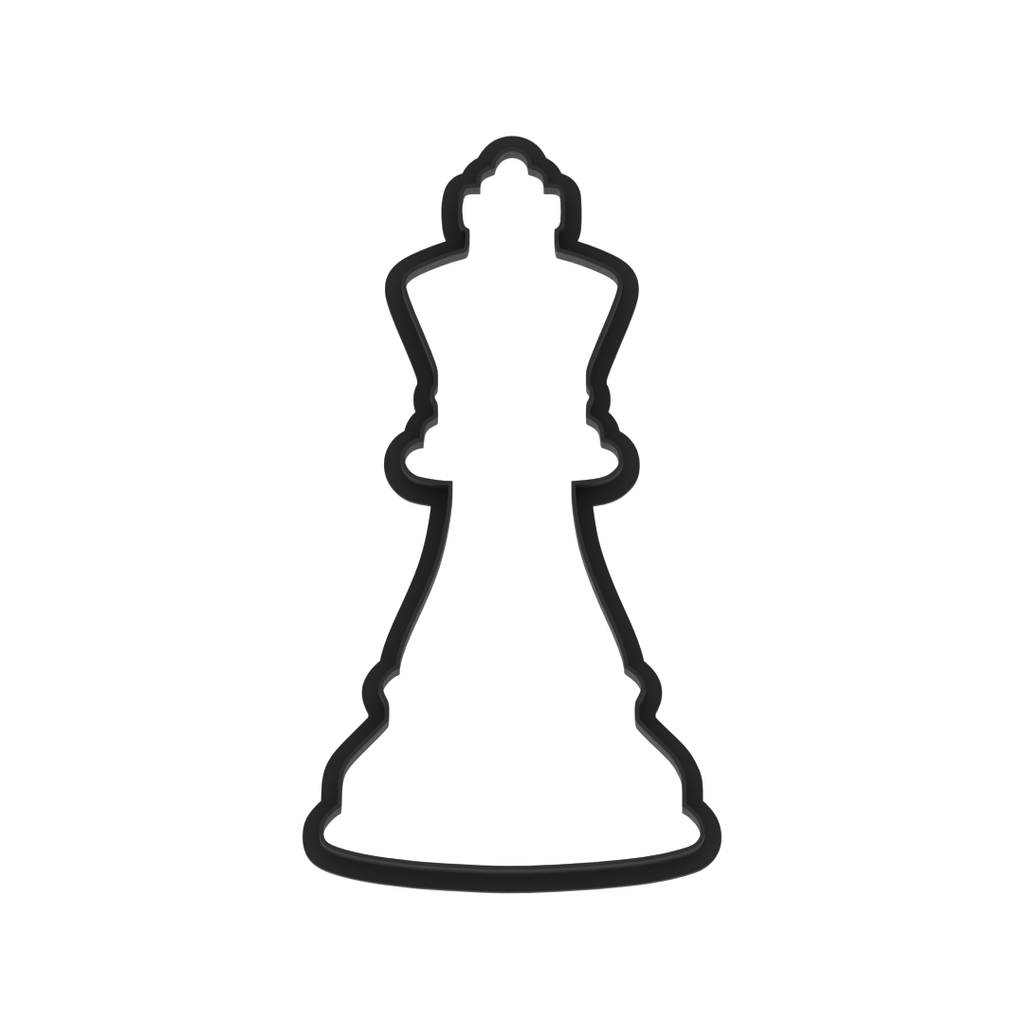 King Chess Piece Cookie Cutter with Easy Push Design — photo 5