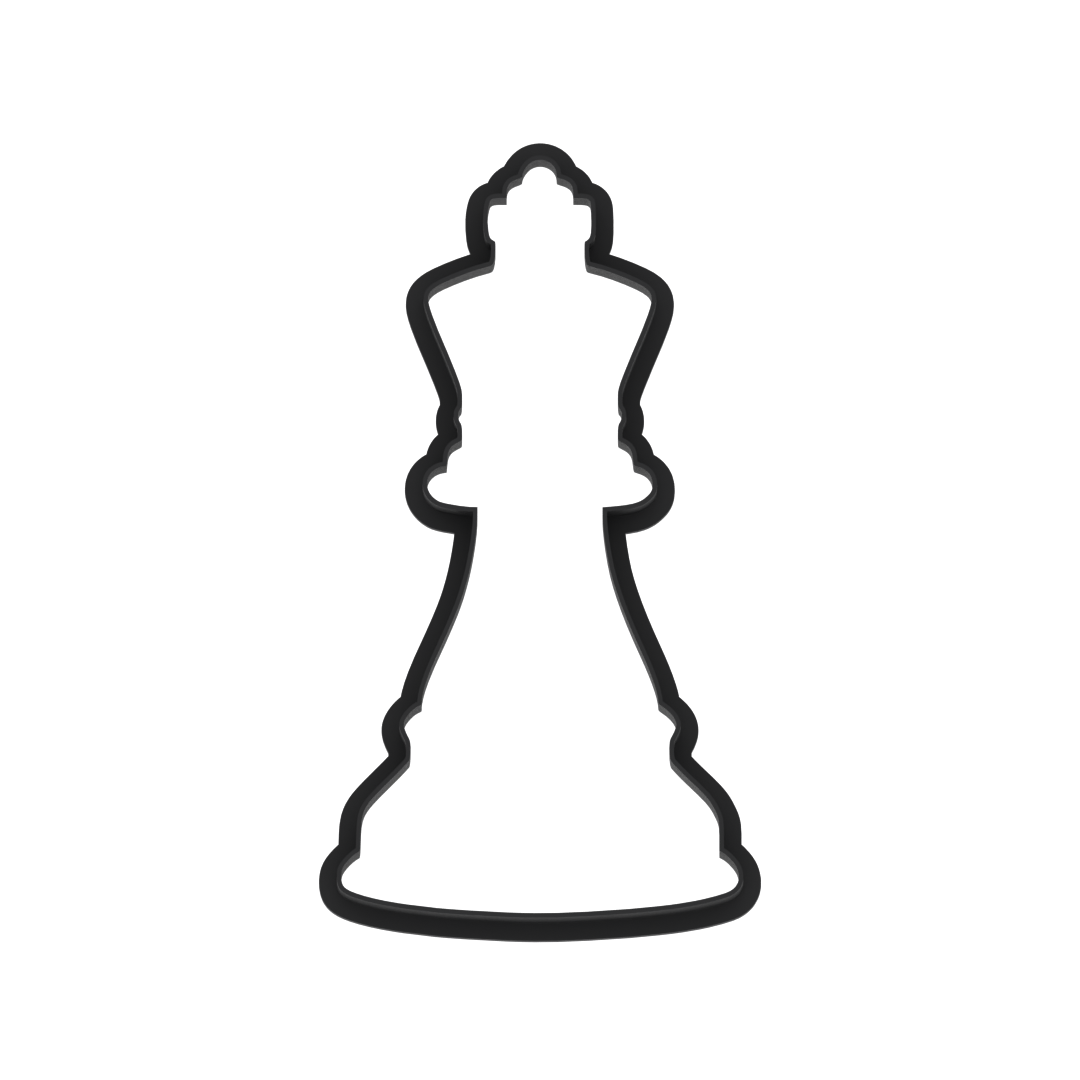 King Chess Piece Cookie Cutter with Easy Push Design — photo 5
