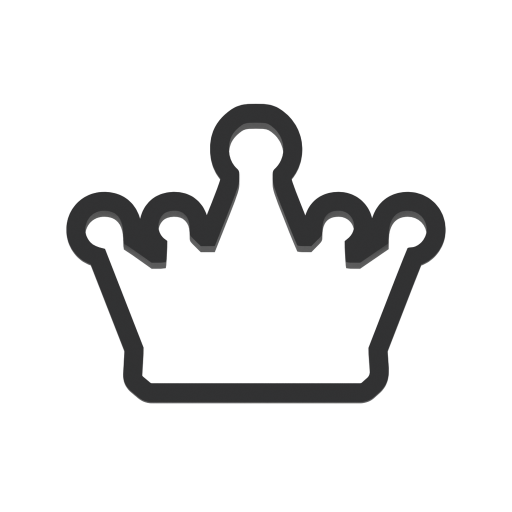 King Crown Cookie Cutter with Easy Push Design — photo 3