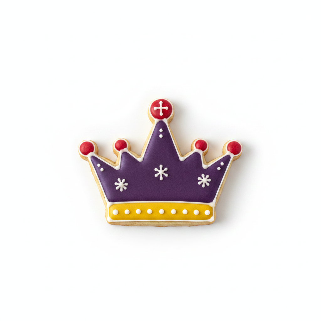 King Crown Cookie Cutter with Easy Push Design — photo 2