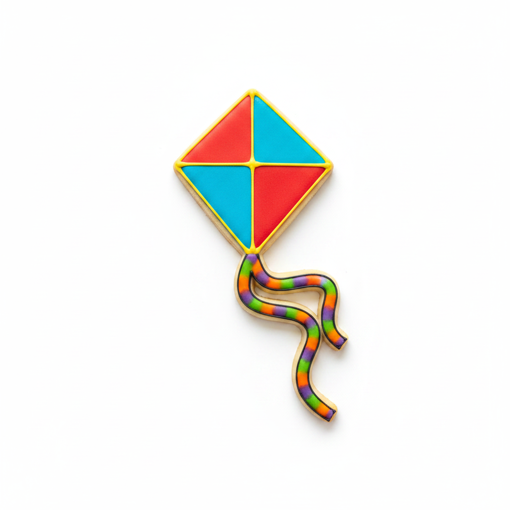 Kite Cookie Cutter with Easy Push Design — photo 2