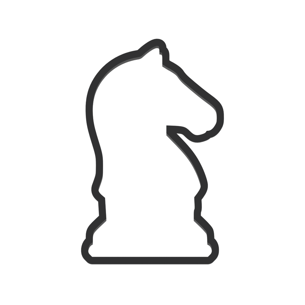 Knight Chess Piece Cookie Cutter with Easy Push Design — photo 3