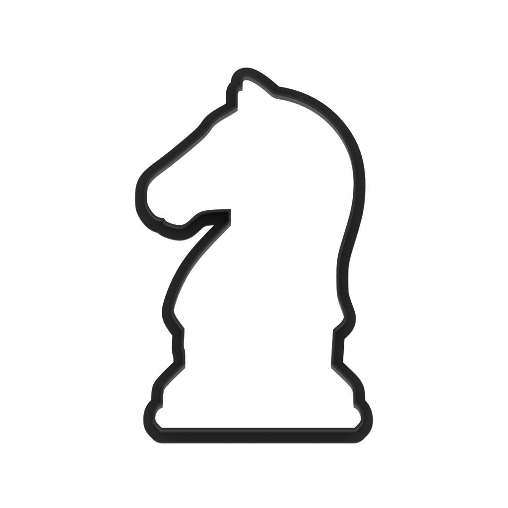 Knight Chess Piece Cookie Cutter with Easy Push Design — photo 5
