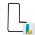 L Capital Block Letter Cookie Cutter with Easy Push Design — main photo