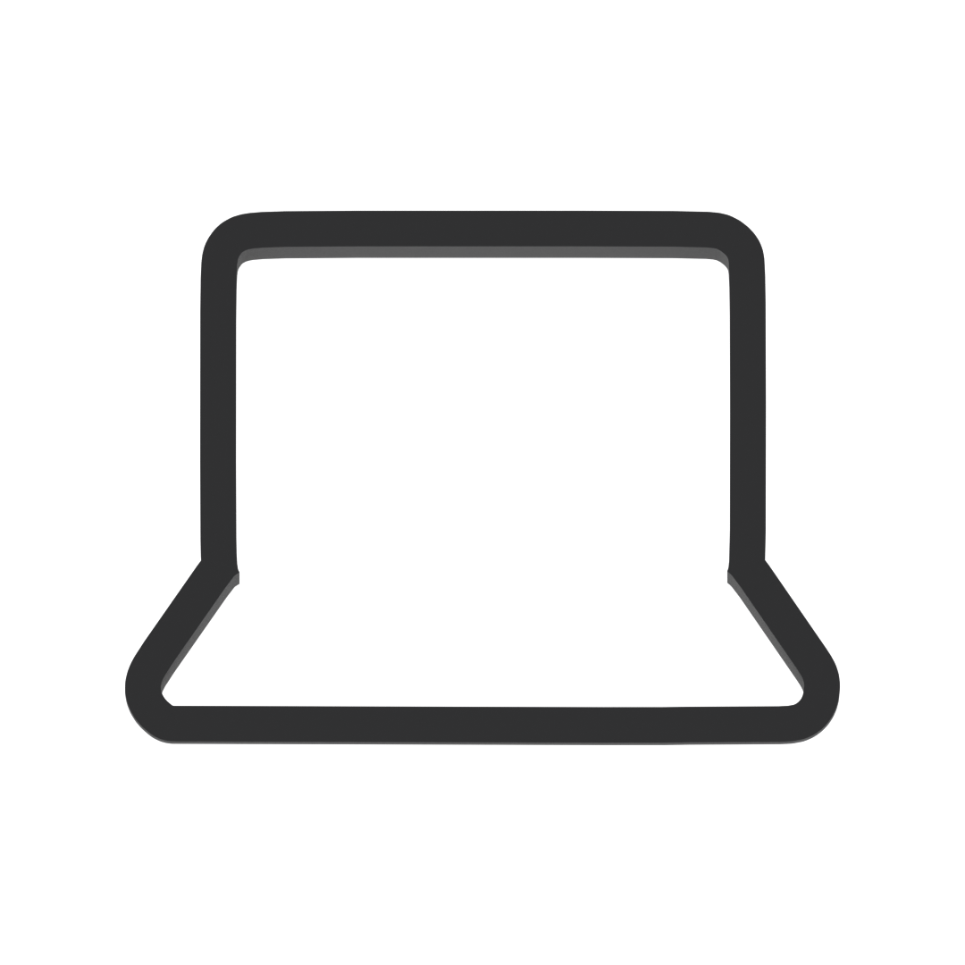 Laptop Computer Cookie Cutter with Easy Push Design — photo 3