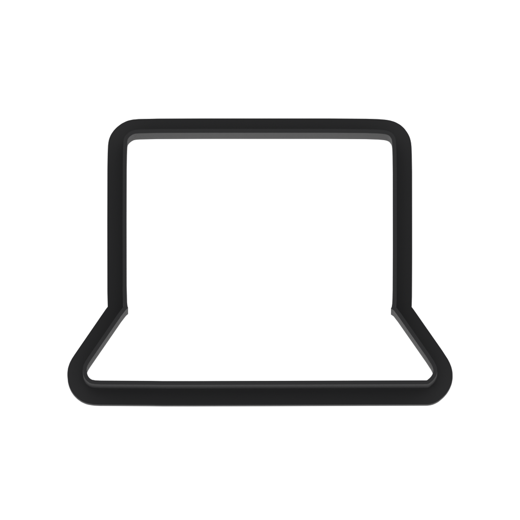 Laptop Computer Cookie Cutter with Easy Push Design — photo 6