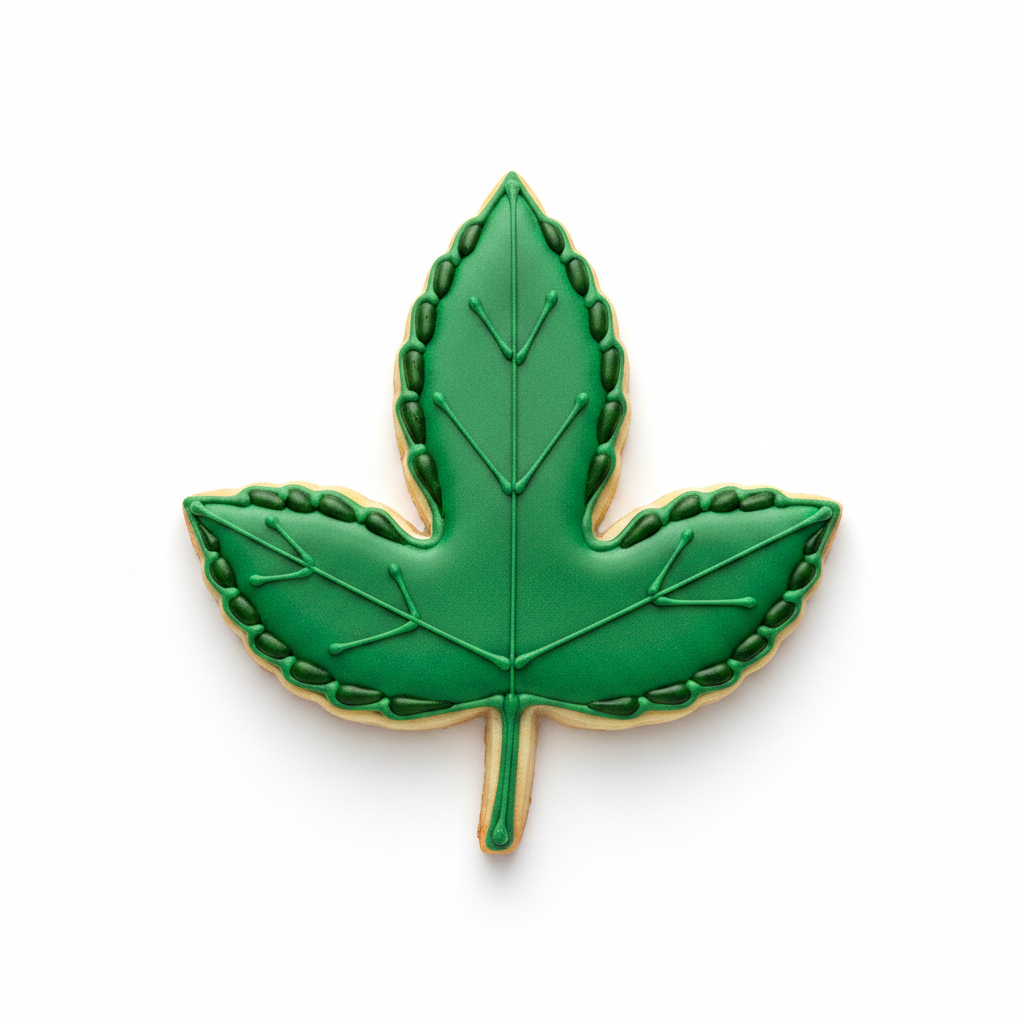 Leaf Cookie Cutter with Easy Push Design — photo 2