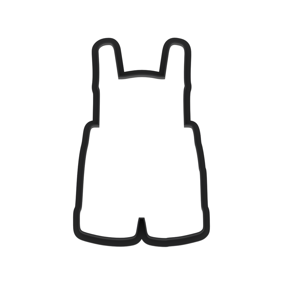 Lederhosen Cookie Cutter with Easy Push Design — photo 5
