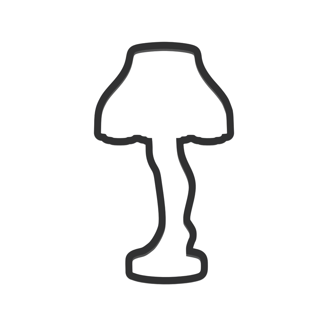 Leg Lamp Cookie Cutter with Easy Push Design — photo 3
