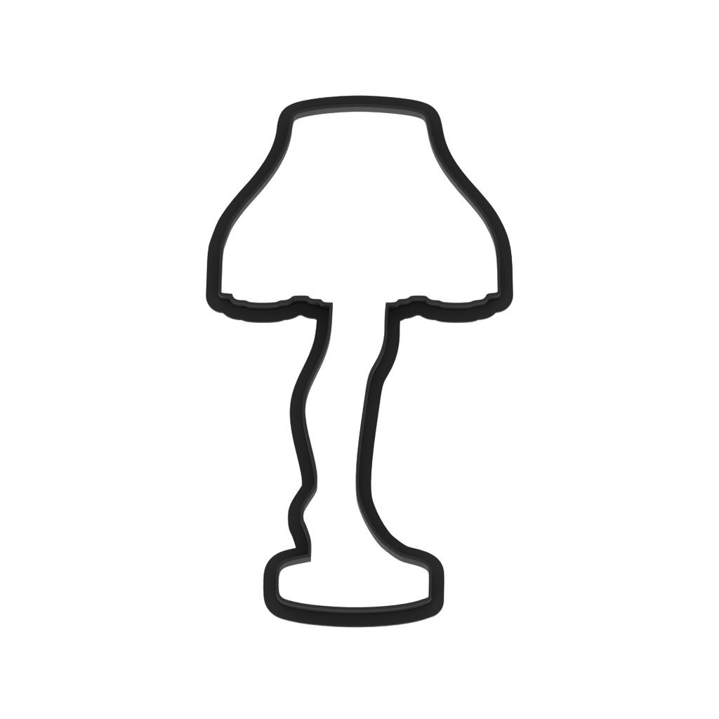Leg Lamp Cookie Cutter with Easy Push Design — photo 5