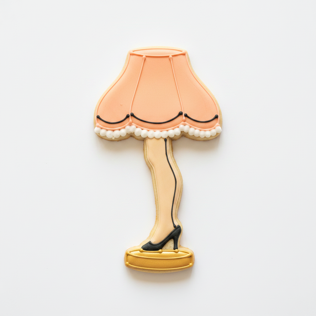 Leg Lamp Cookie Cutter with Easy Push Design — photo 2