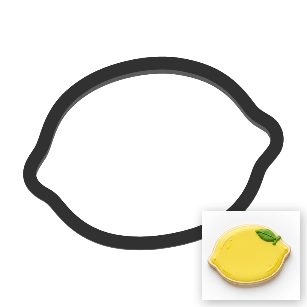 Lemon Cookie Cutter with Easy Push Design — main photo