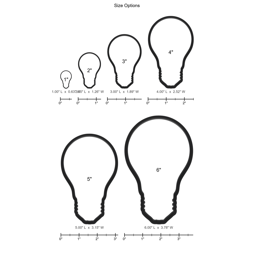 Lightbulb Cookie Cutter with Easy Push Design — photo 5