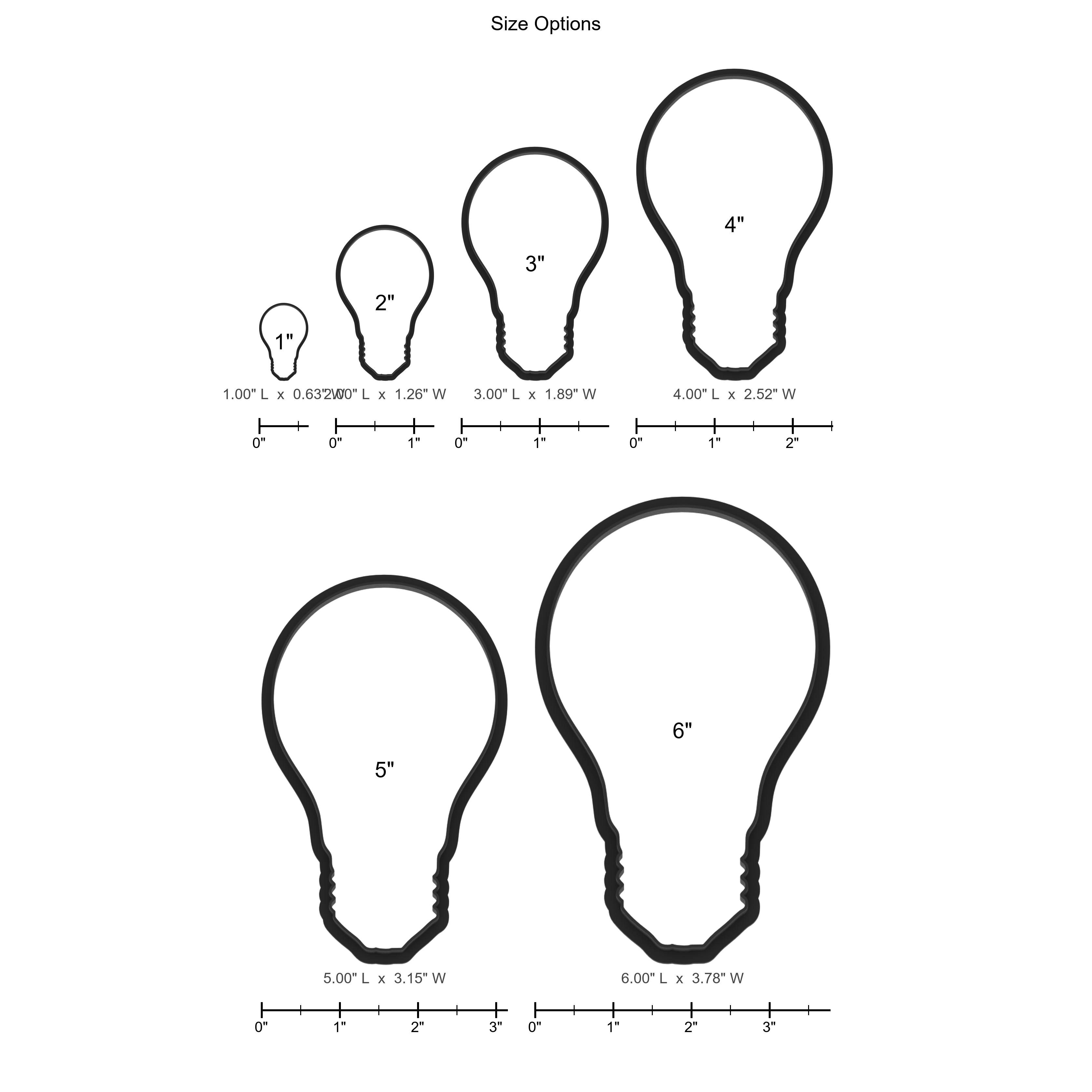 Lightbulb Cookie Cutter with Easy Push Design — photo 5