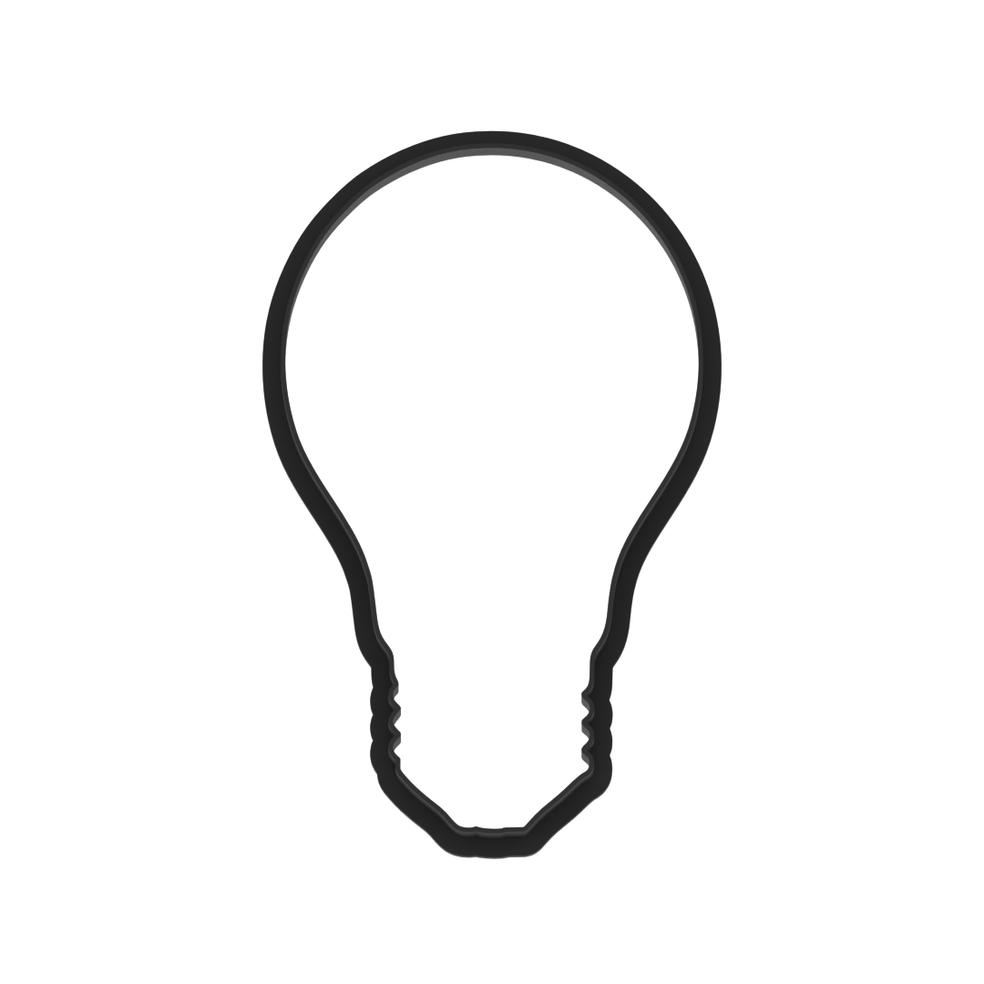 Lightbulb Cookie Cutter with Easy Push Design — photo 6